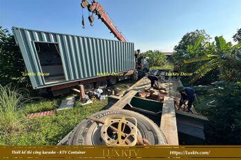 Thiết kế karaoke từ vỏ container tại Hà Giang – Ý tưởng độc đáo giữa núi đá cao nguyên