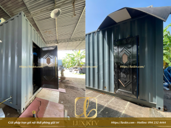Thi công karaoke container tại Yên Bái – Giải pháp giải trí tiết kiệm và hiện đại